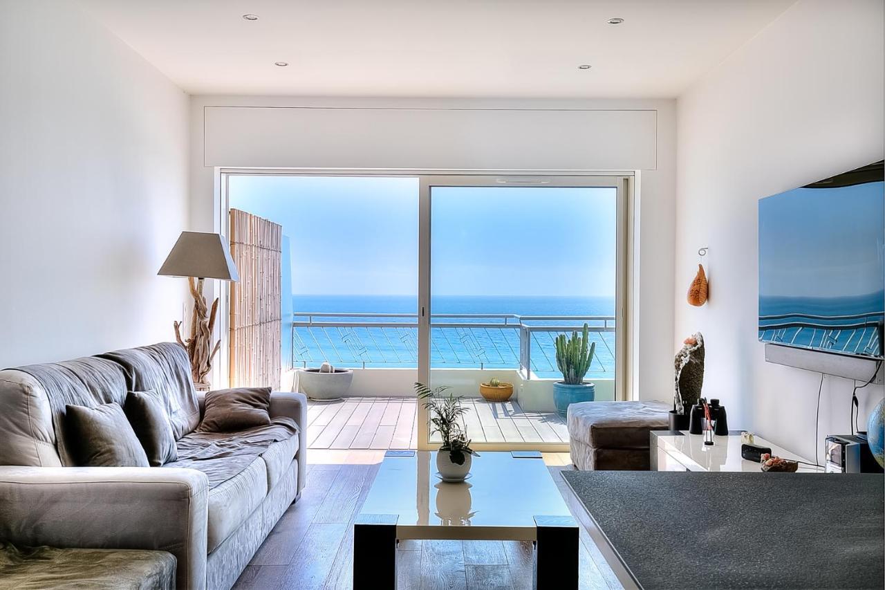 Апартаменты Le Florentina, Dernier Etage Avec Terrasse, Vue Sur La Baie Des Anges Ницца Экстерьер фото