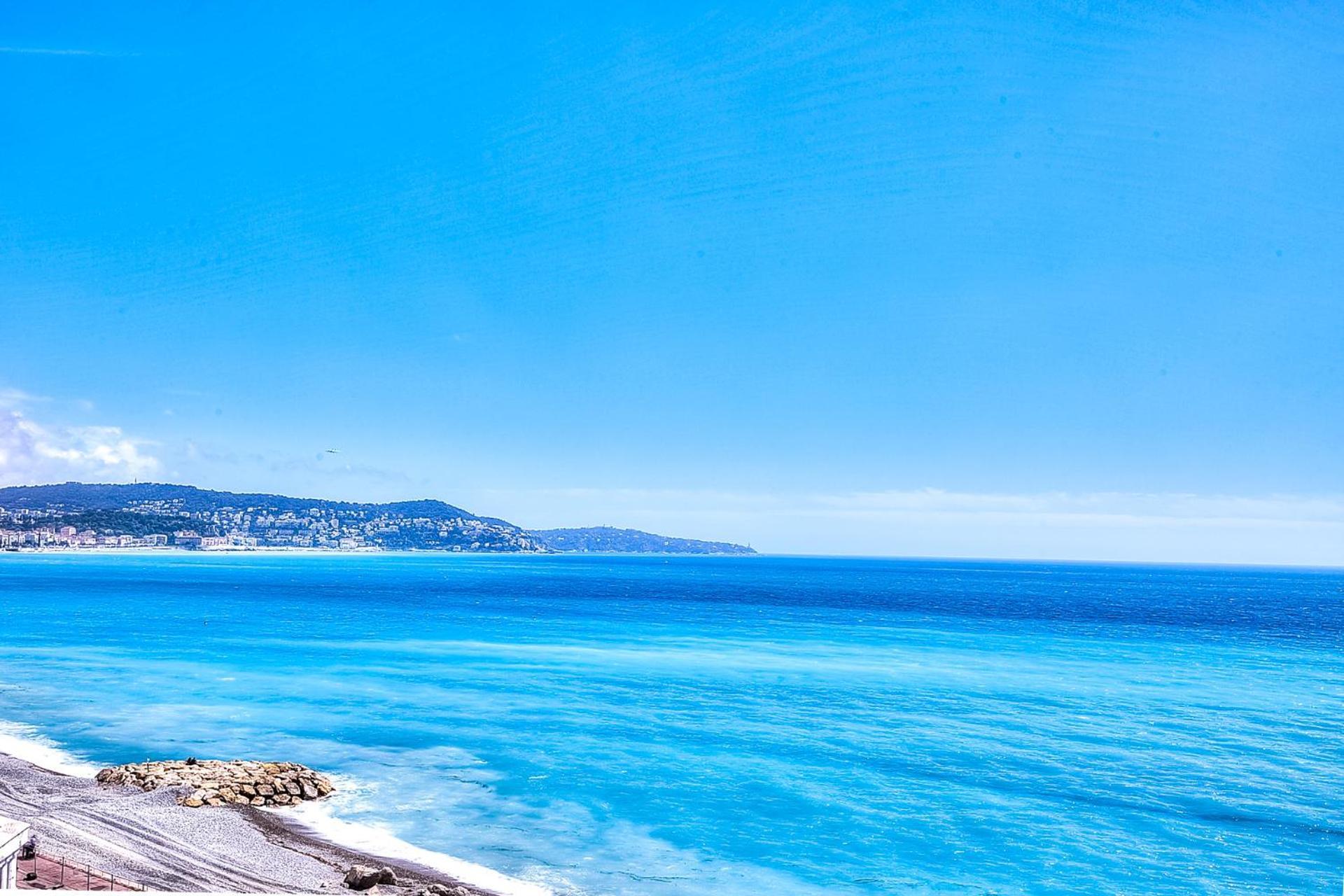 Апартаменты Le Florentina, Dernier Etage Avec Terrasse, Vue Sur La Baie Des Anges Ницца Экстерьер фото